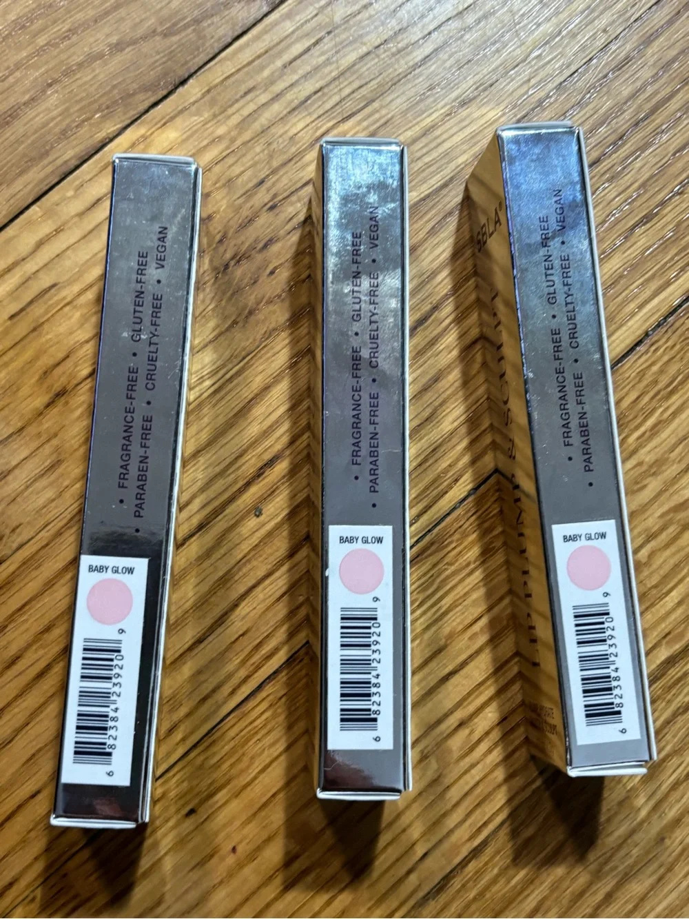 SBLA Beauty Lip Plump & Sculpt lot of (3) color Baby Glow NEW!